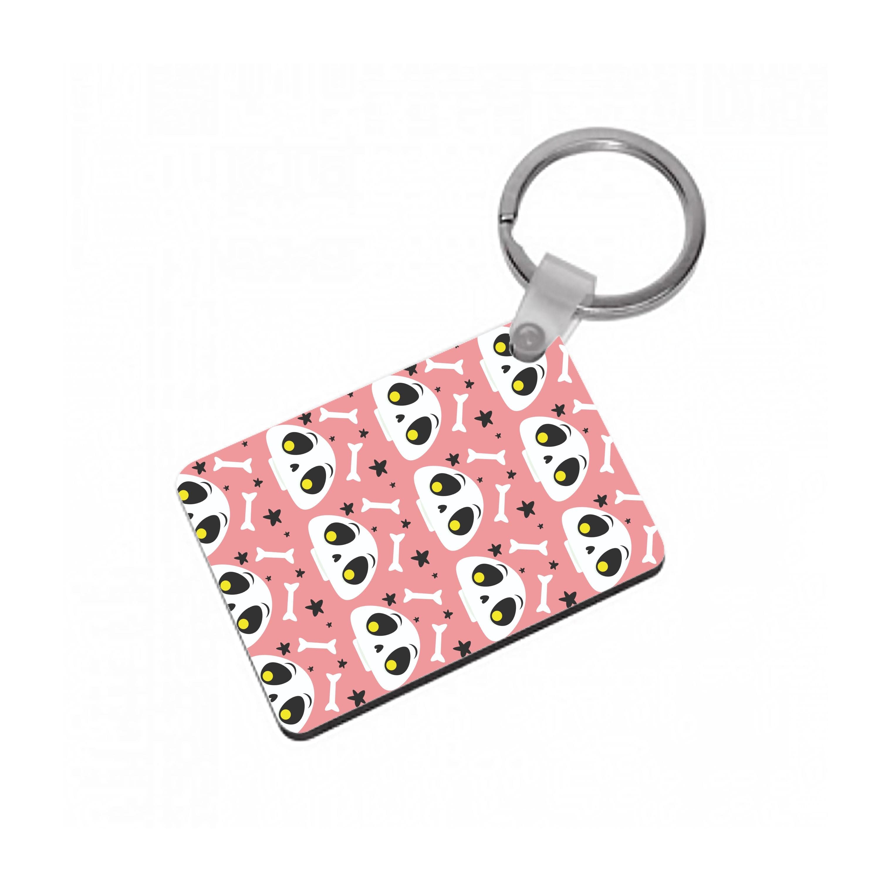 Halloween Pattern 3 Keyring