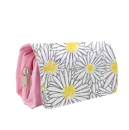 Cute Daisy Pattern Pencil Case