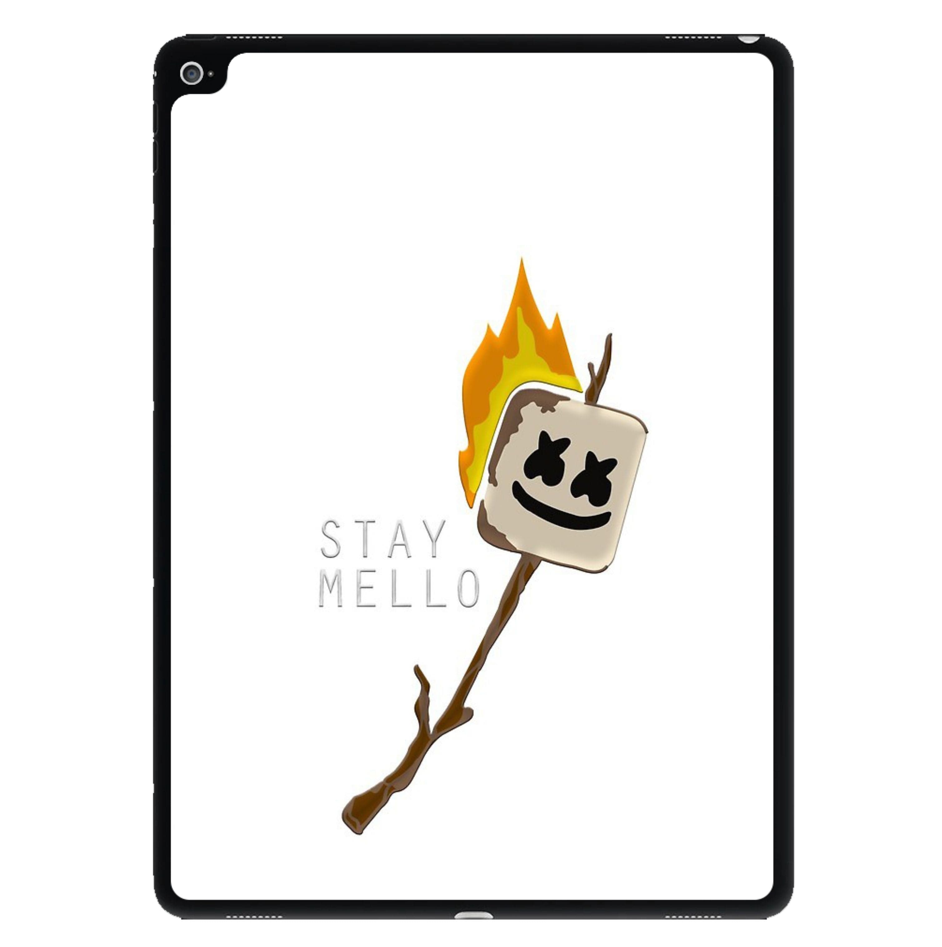 Stay Mello White Helmet DJw - White Helmet DJ iPad Case