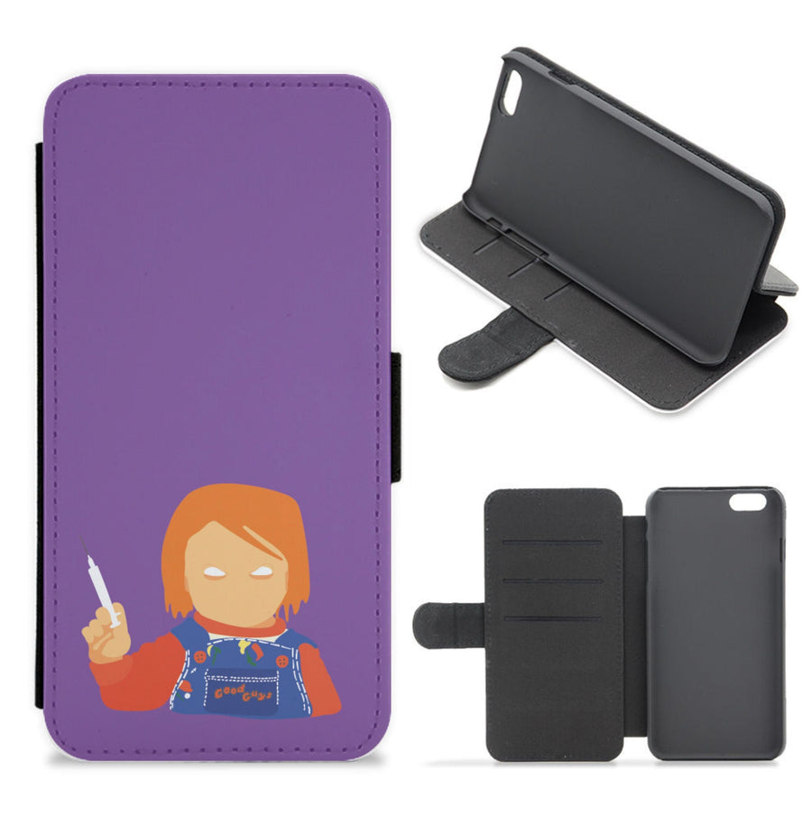 Chucky Purple - Chucky Flip / Wallet Phone Case