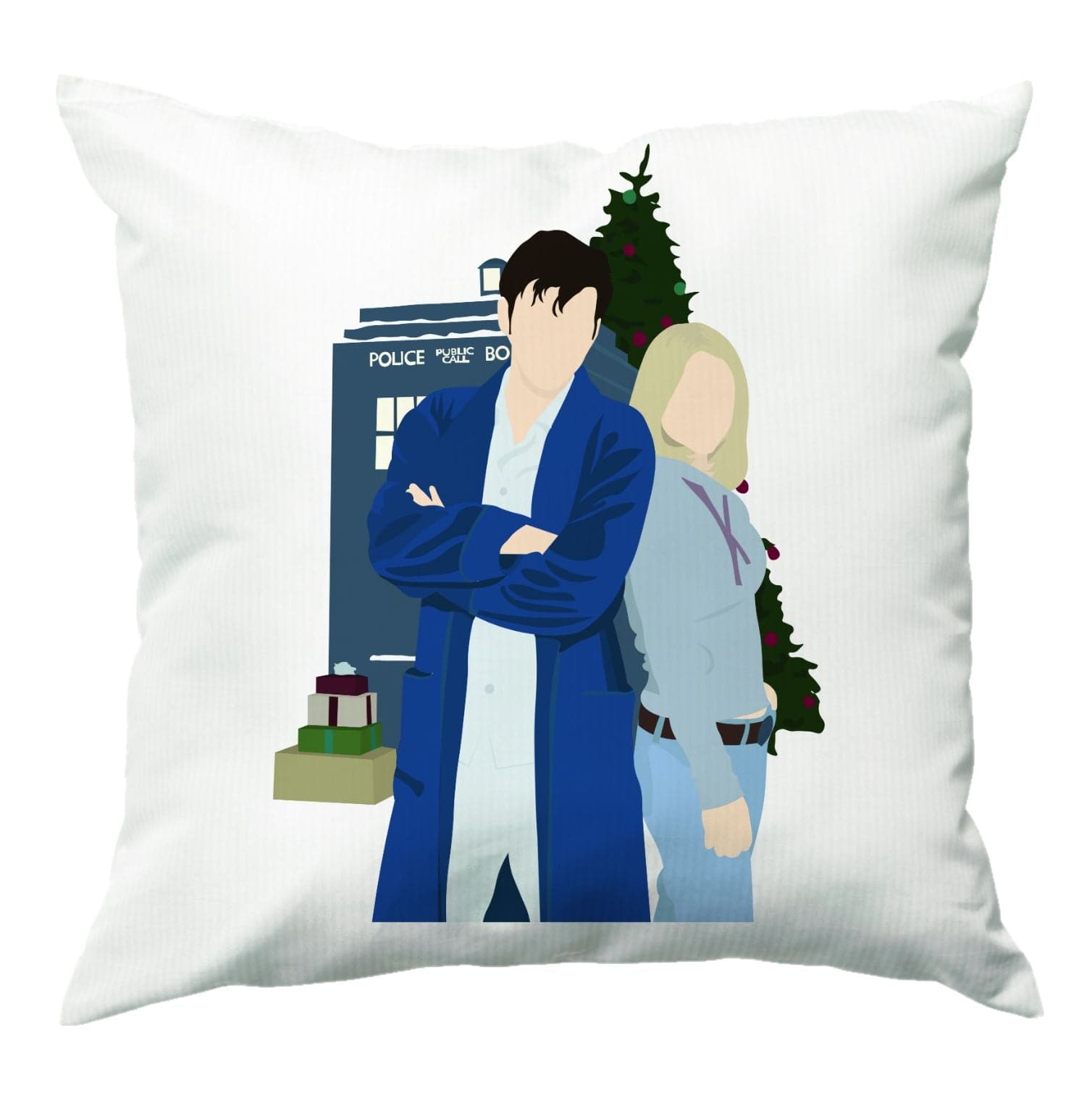 Rose And The Doctor Cushion