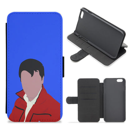 Red Suit Flip / Wallet Phone Case