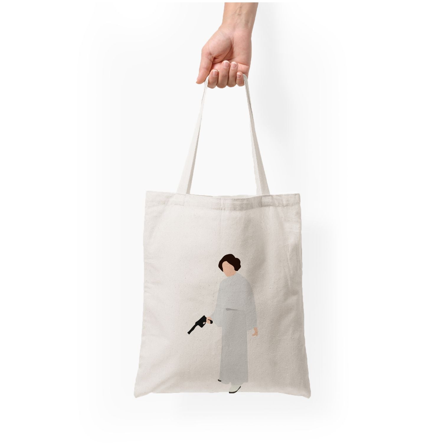 Leia Faceless With Gun Tote Bag