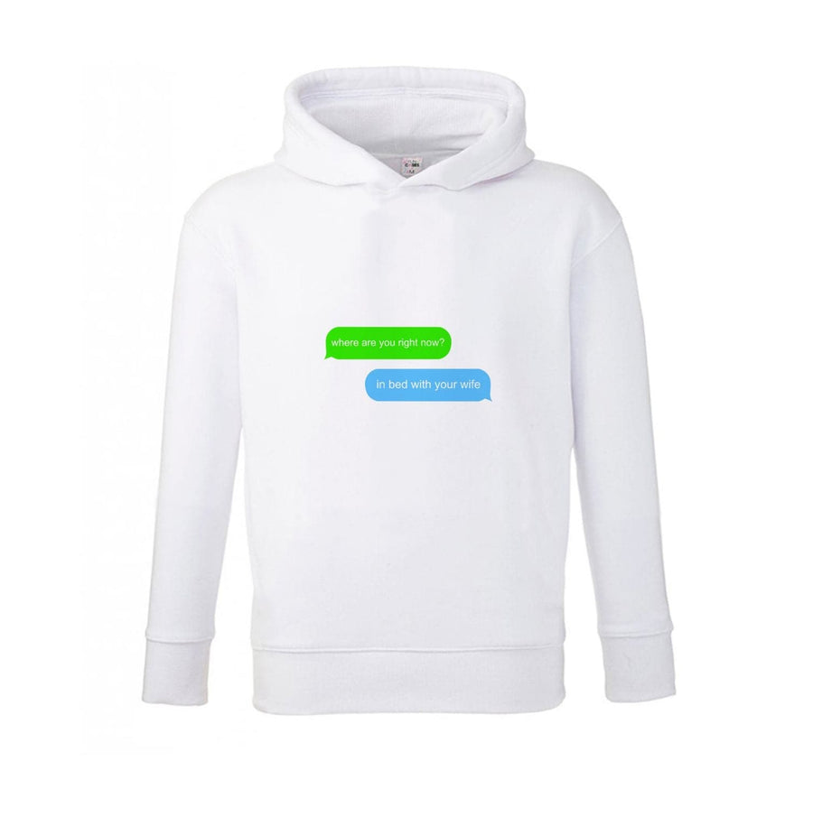 Where Are You Right Now? - Pete Davidson Kids Hoodie