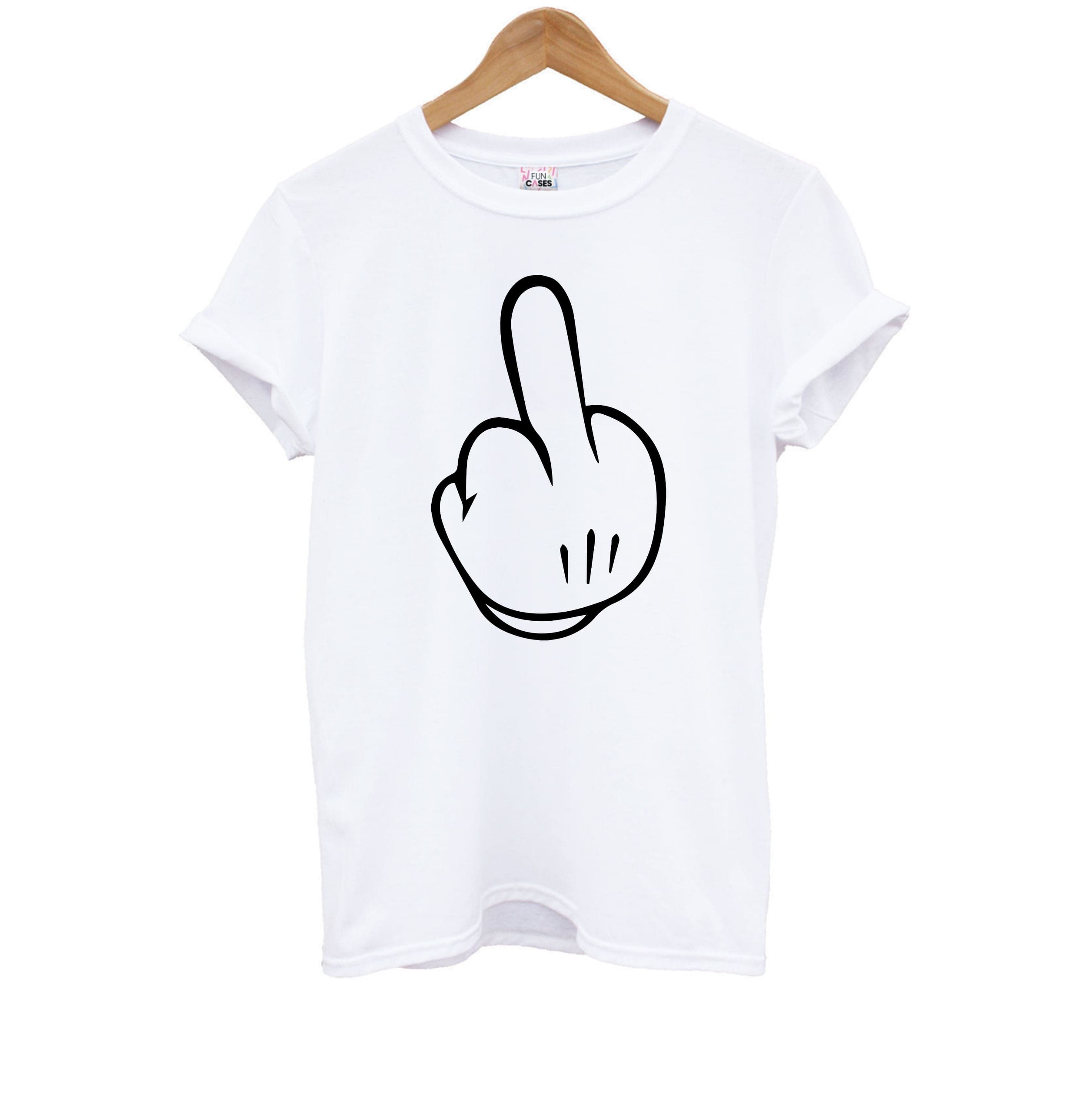 Fairytale Mouse Middle Finger Kids T-Shirt