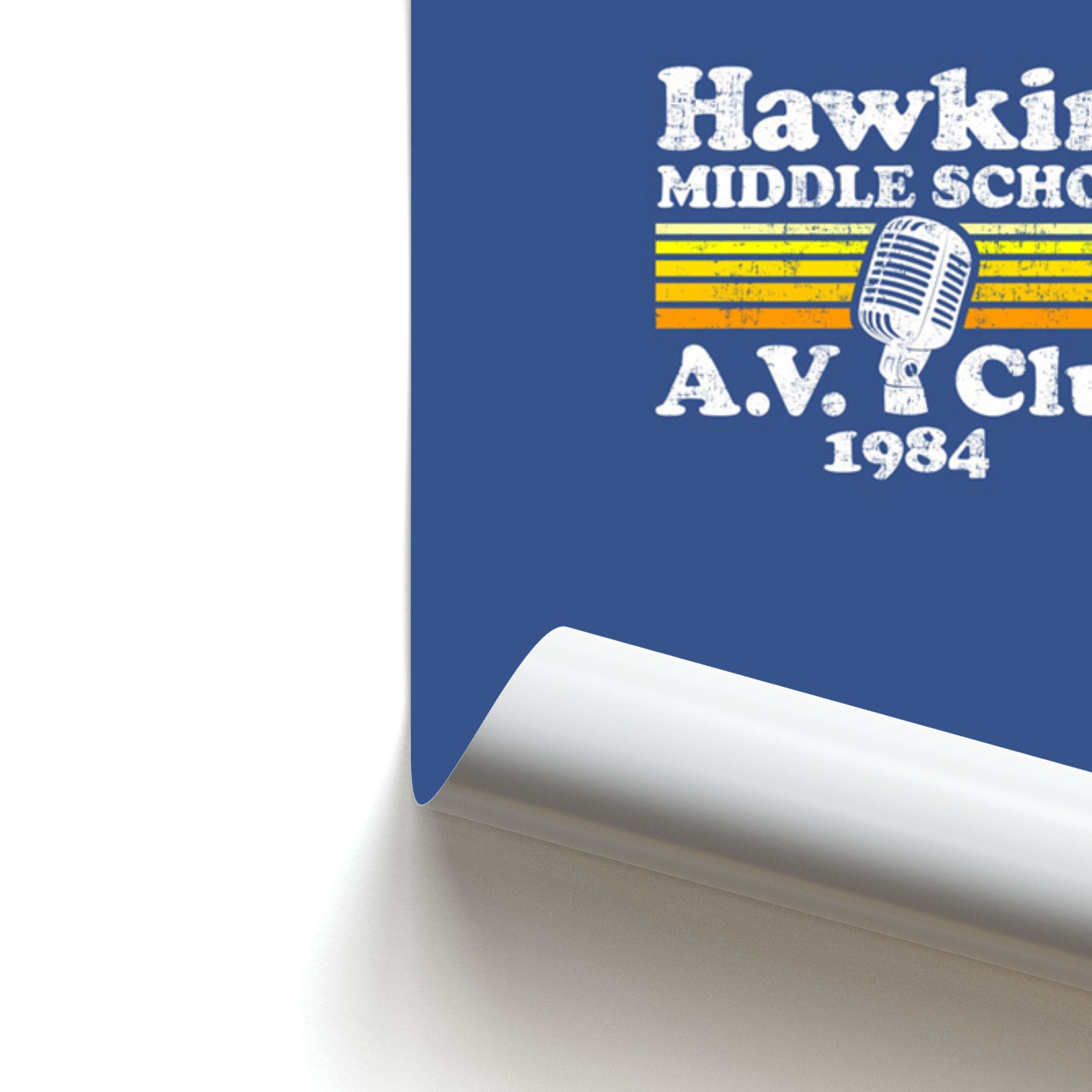 Hawkins Middle School AV Club Poster