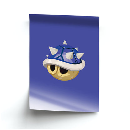 Spiny Shell - Mario Poster