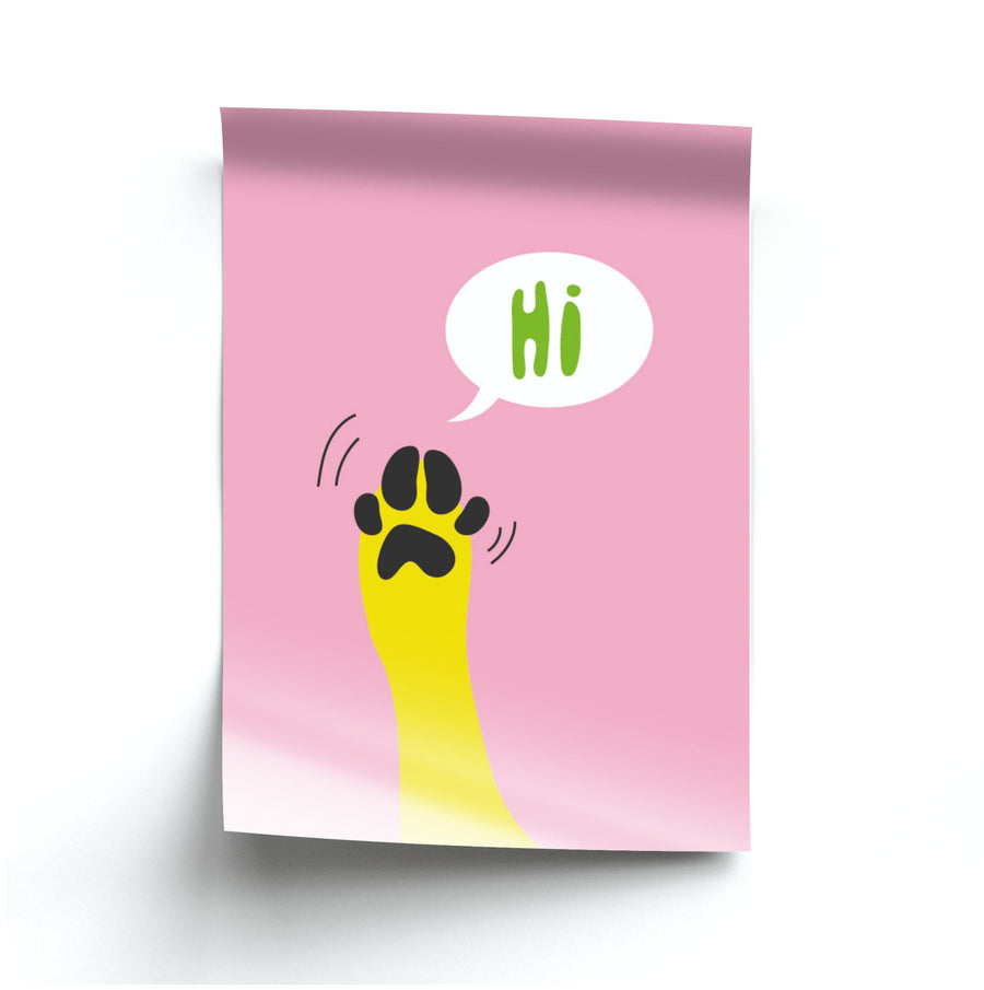 Hi - Dog Patterns Poster