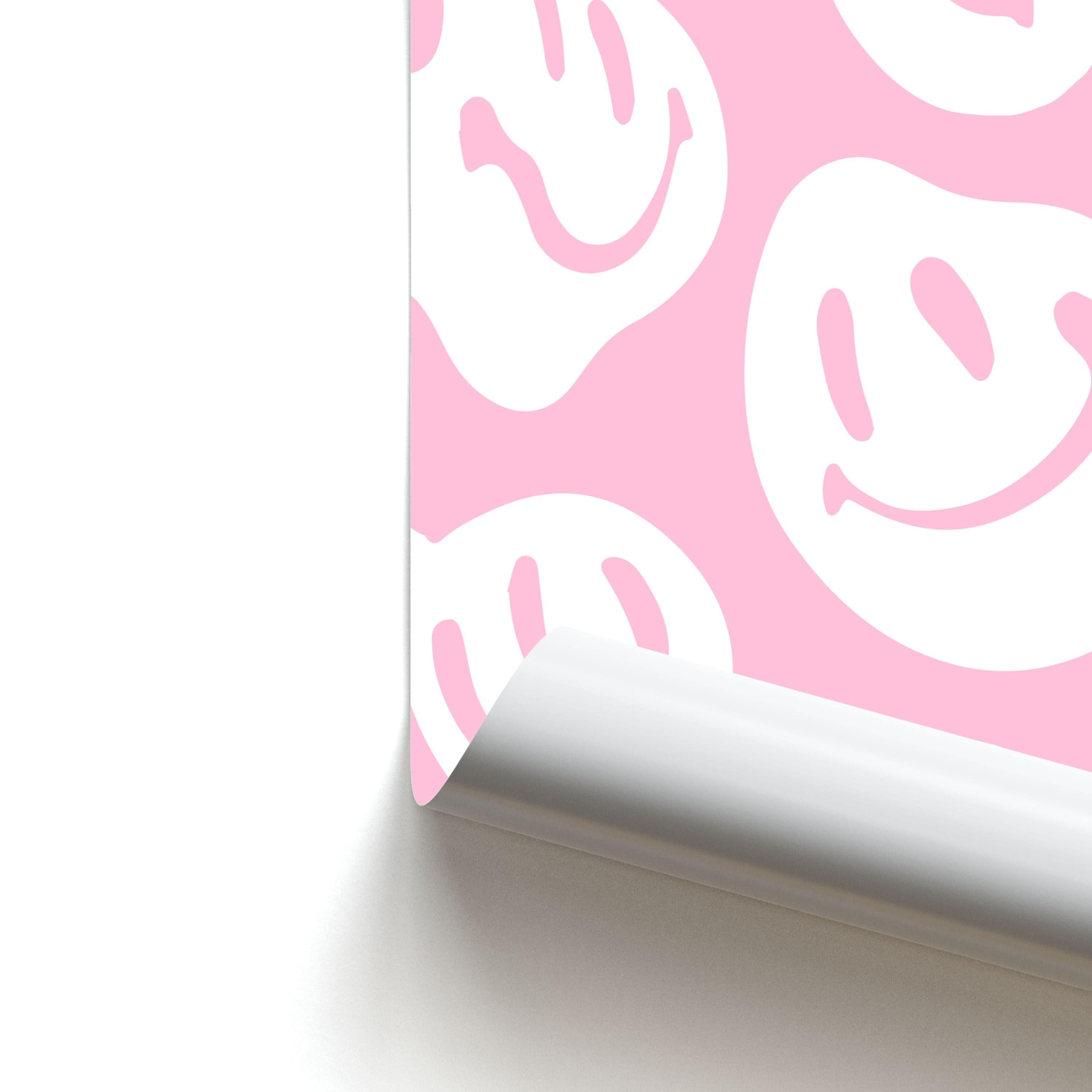 Trippn Smiley - Pink Poster