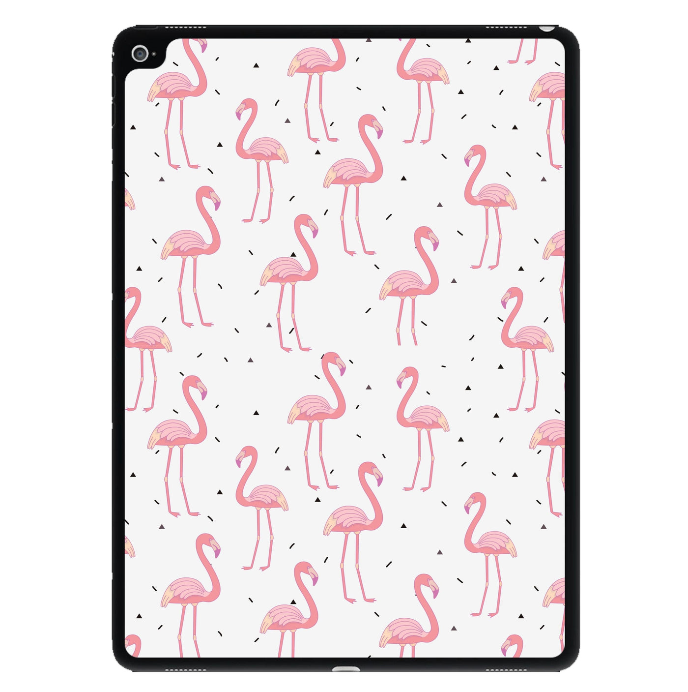 Pink Flamingo Pattern iPad Case
