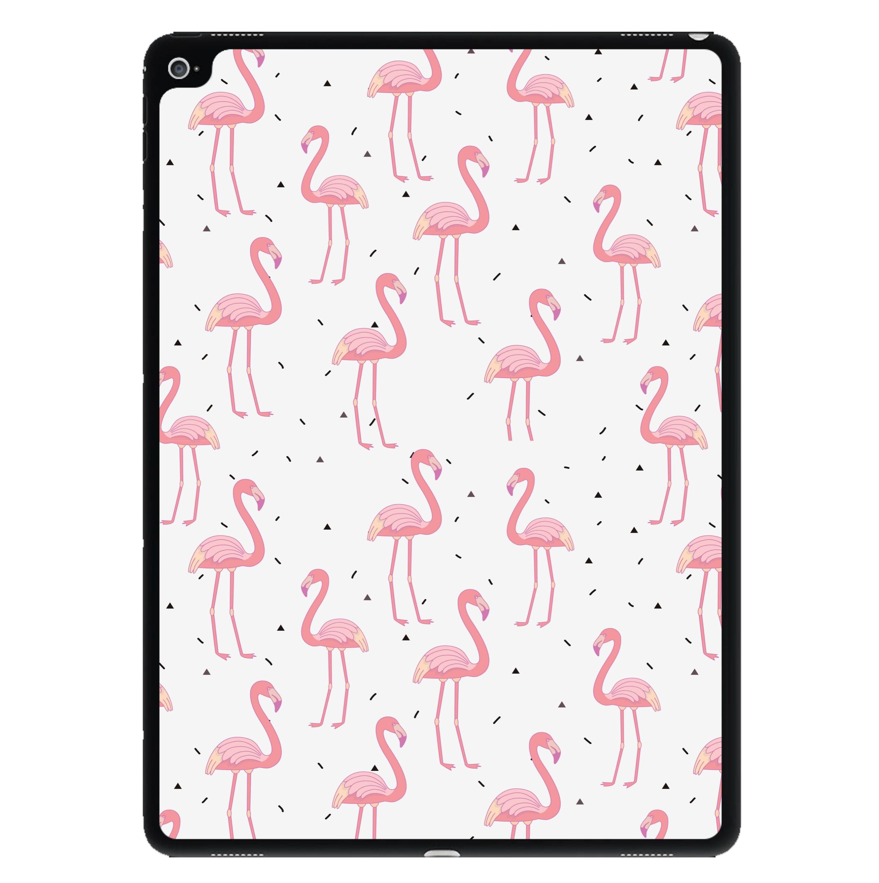 Pink Flamingo Pattern iPad Case