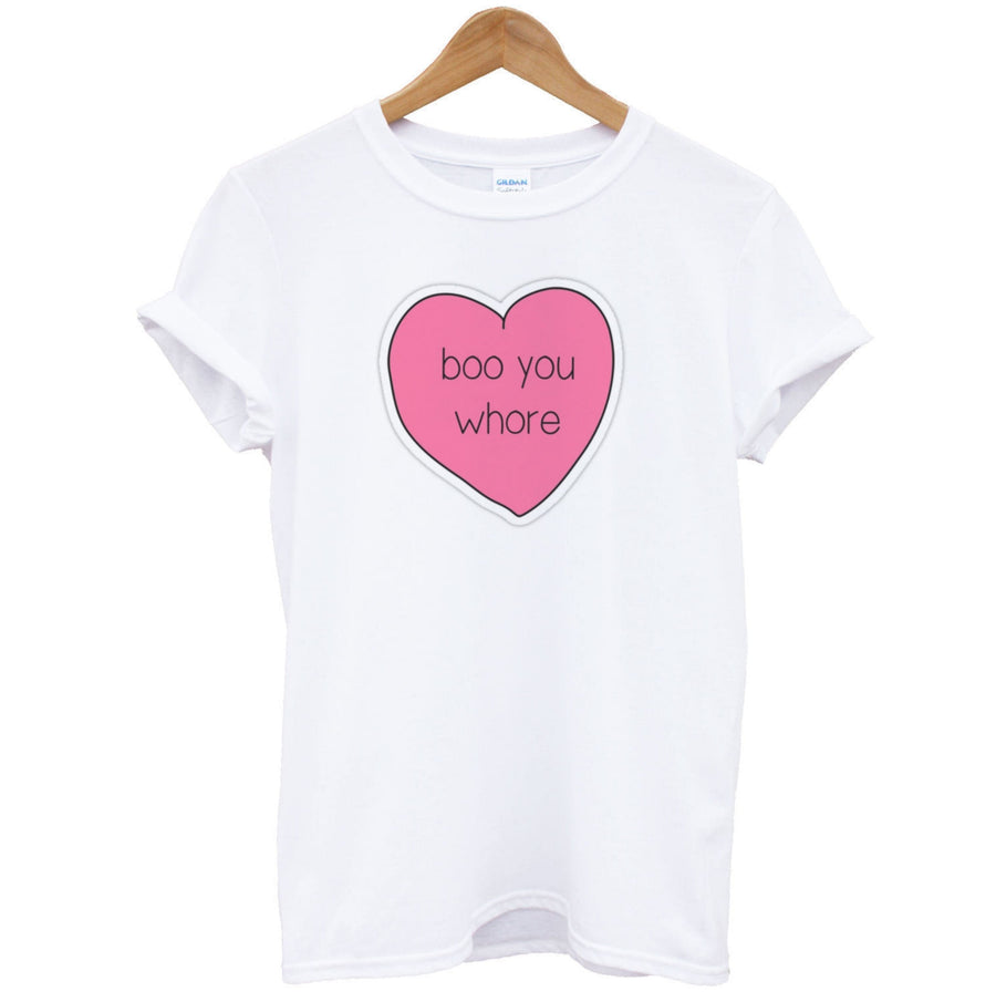 Boo You Whore - Heart - Mean Girls T-Shirt