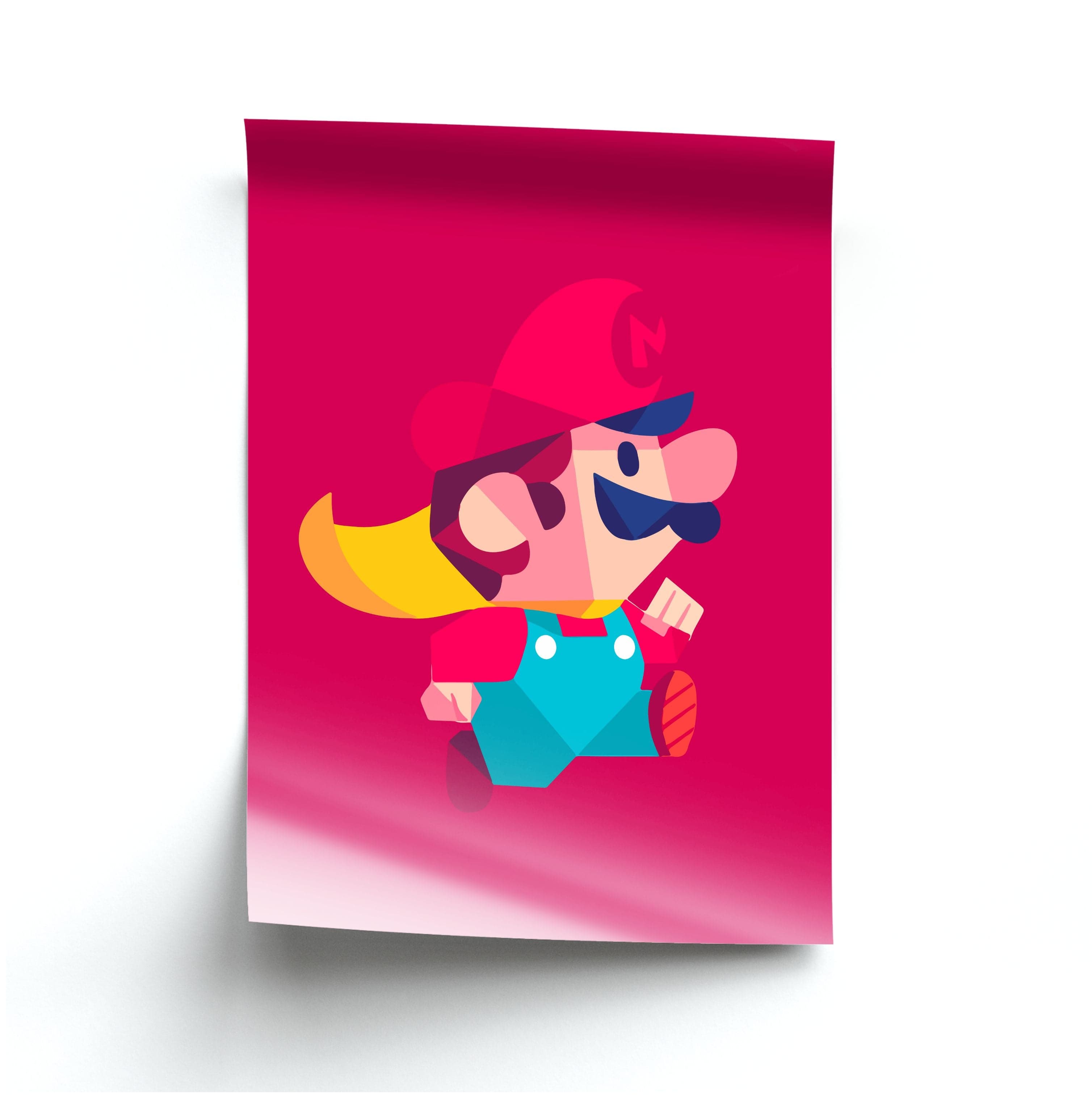 Running Mario - Mario Poster