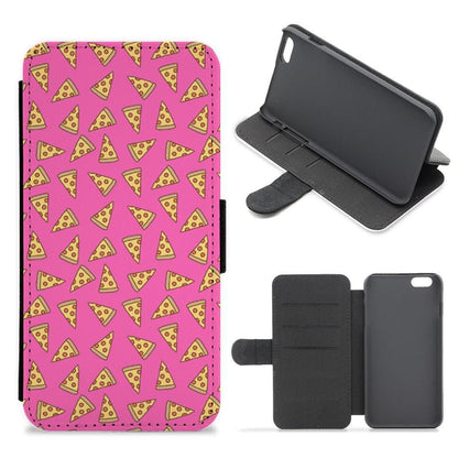 Pizza Pattern Flip / Wallet Phone Case - Fun Cases