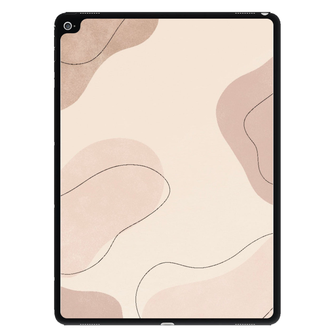 Abstract Beige iPad Case