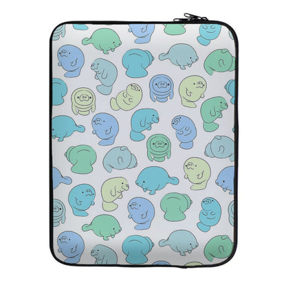 Manatee Party Laptop Sleeve