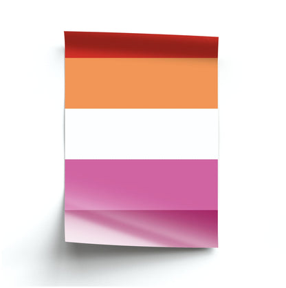 Lesbian Flag - Pride Poster