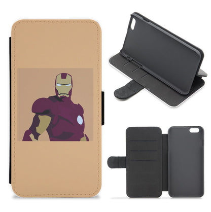 Iron man mask Flip / Wallet Phone Case