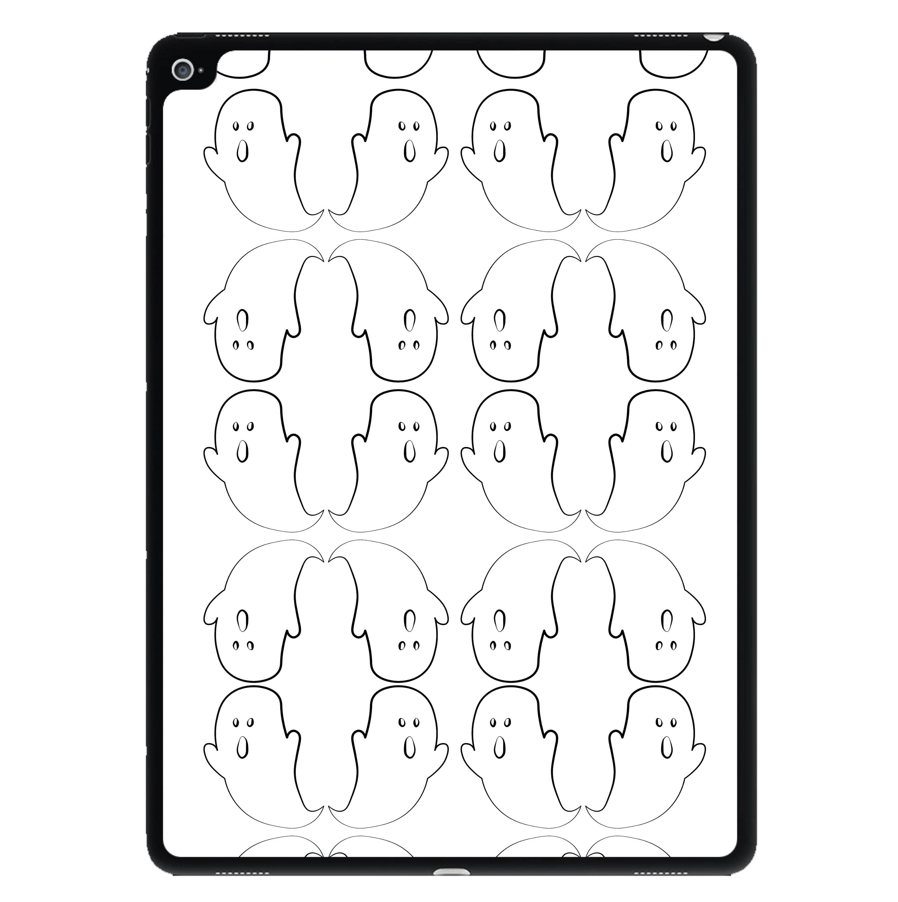 Ghost Pattern - Halloween iPad Case