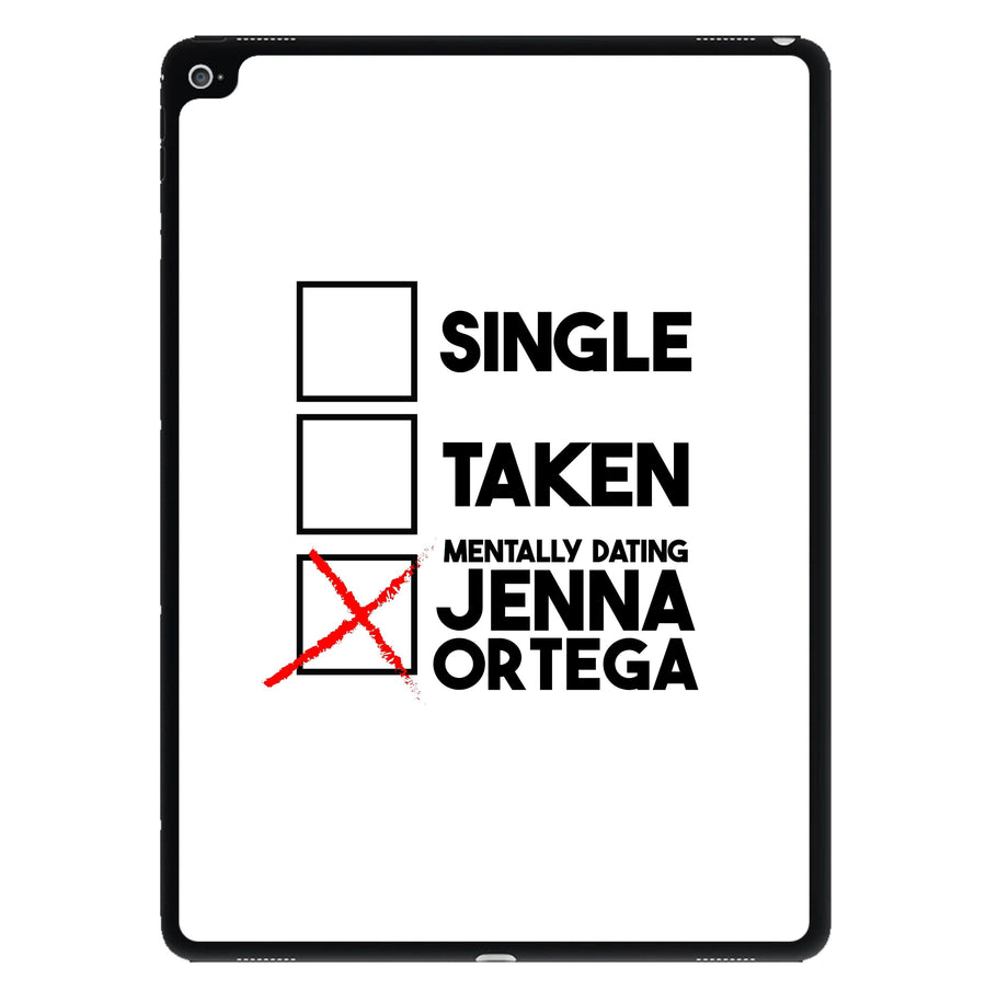 Mentally Dating Jenna Ortega iPad Case