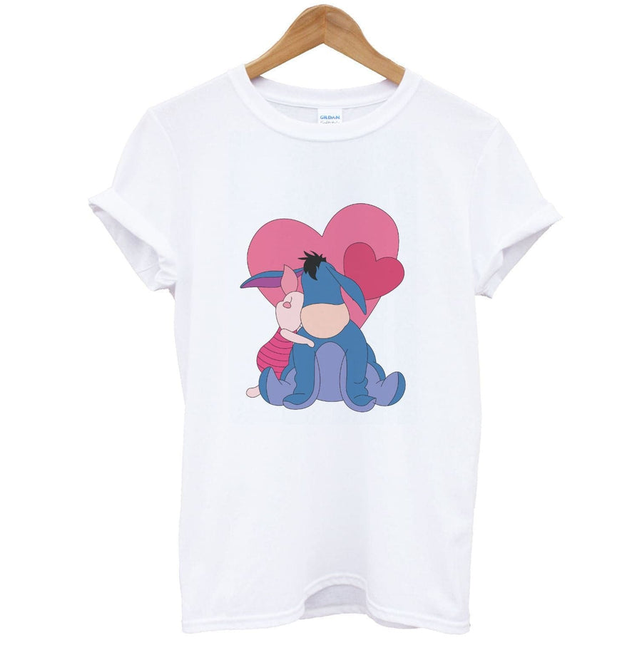Eeore And Piglet - Disney Valentine's T-Shirt