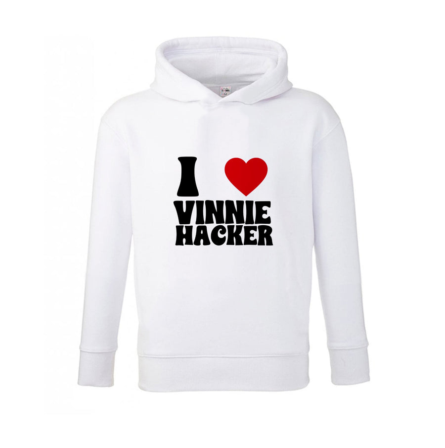 I Love Vinnie Hacker  Kids Hoodie