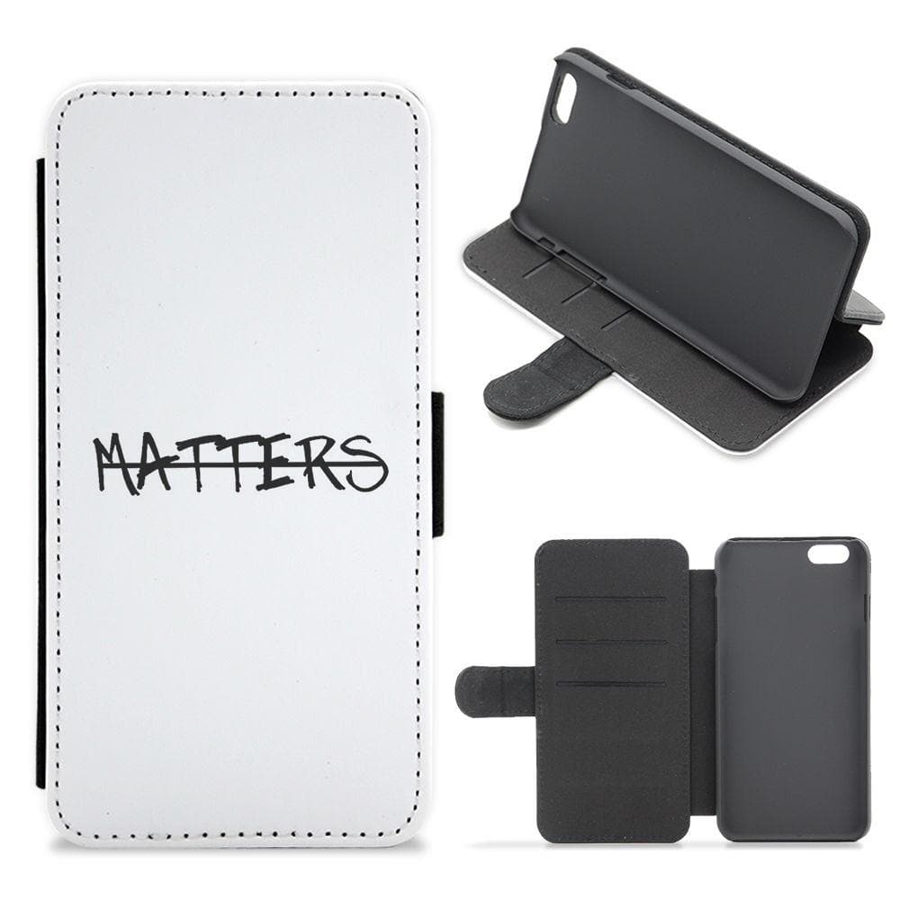 Nothing Matters - Dolan Twins Flip Wallet Phone Case - Fun Cases