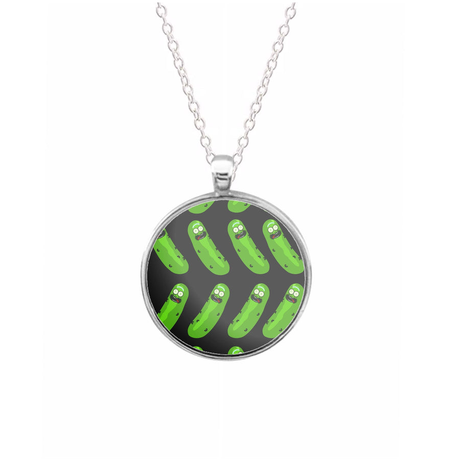 Pickle Rick Pattern - Rick And Morty Necklace