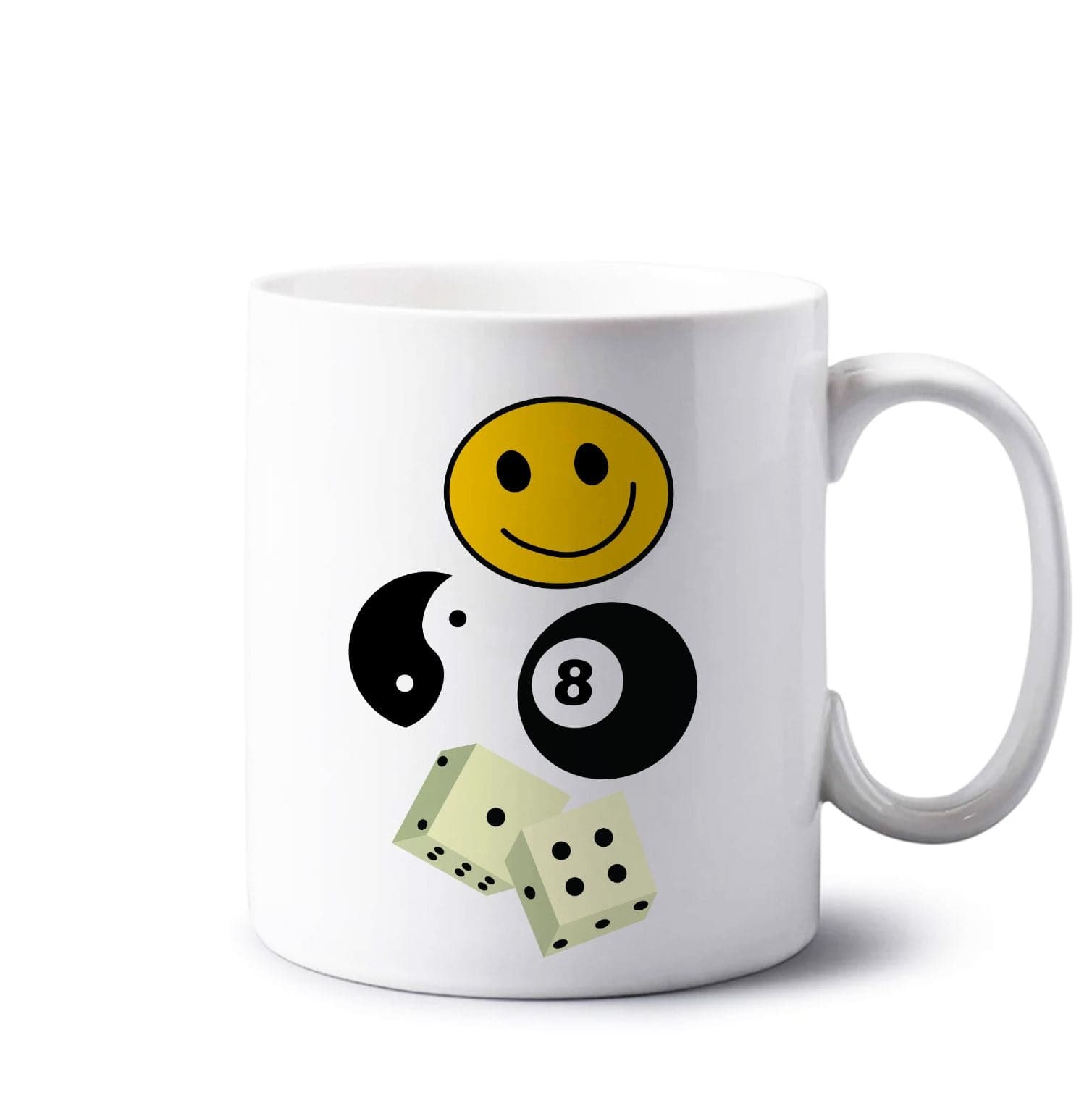 8 Ball Pattern - Skate Aesthetic  Mug