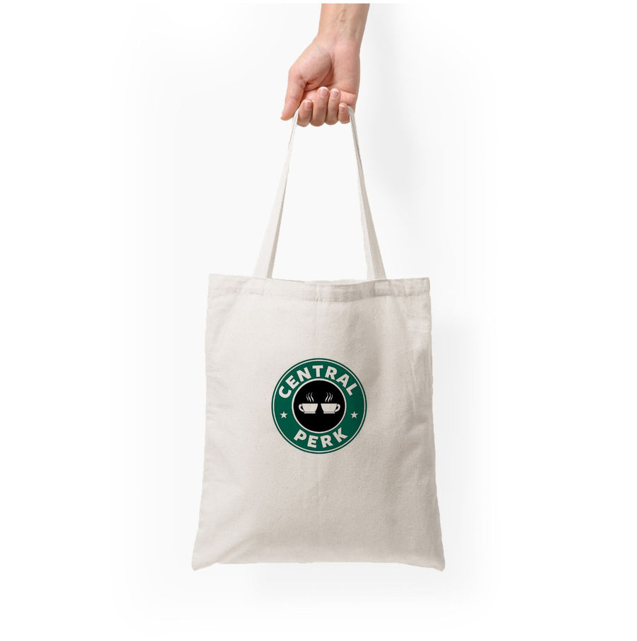 Central Perk - Starbucks Logo - Friends Tote Bag
