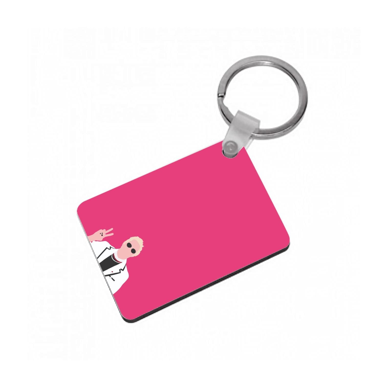 Pink Davidson Keyring