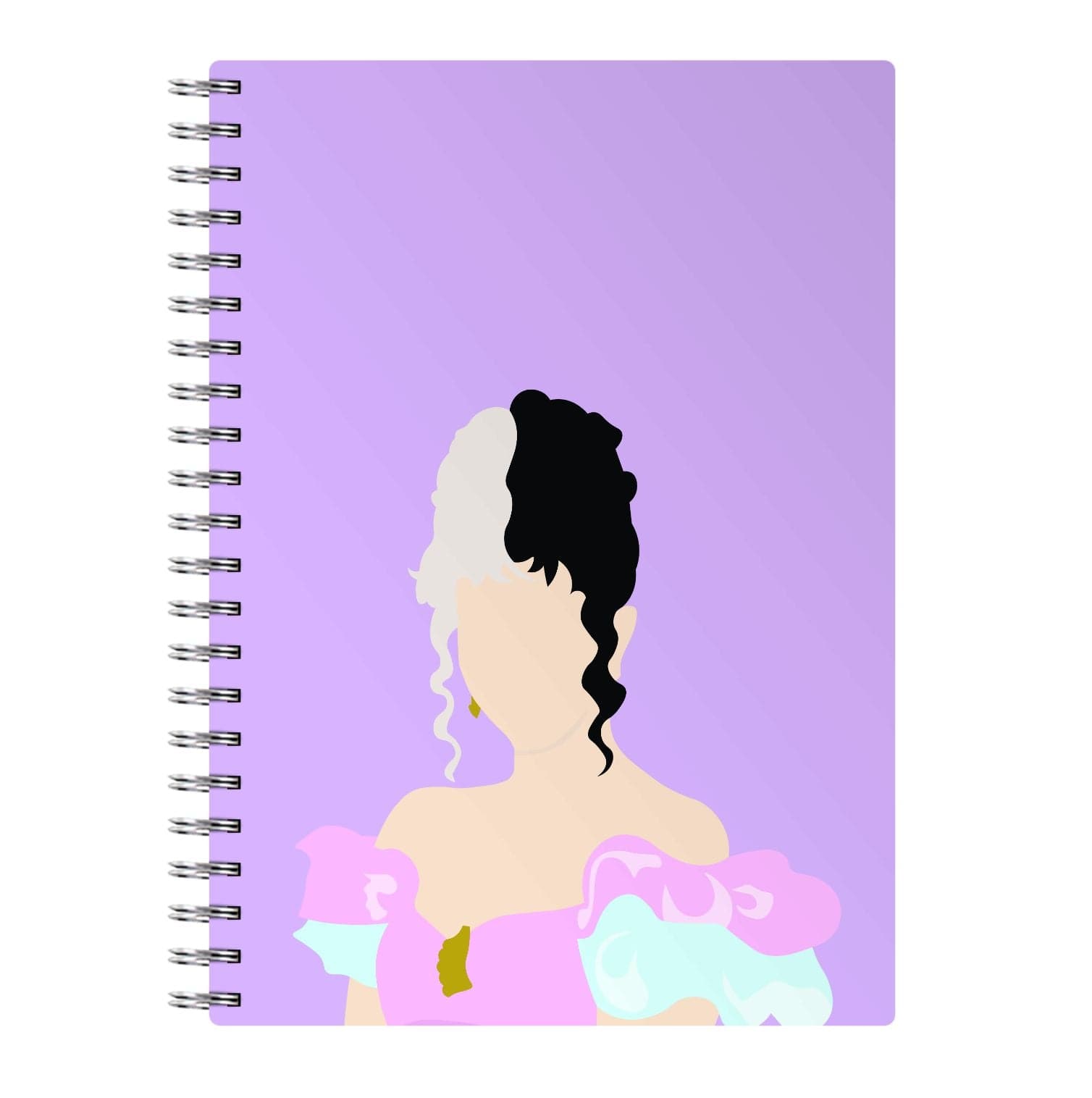 Blue And Pink Dress Notebook