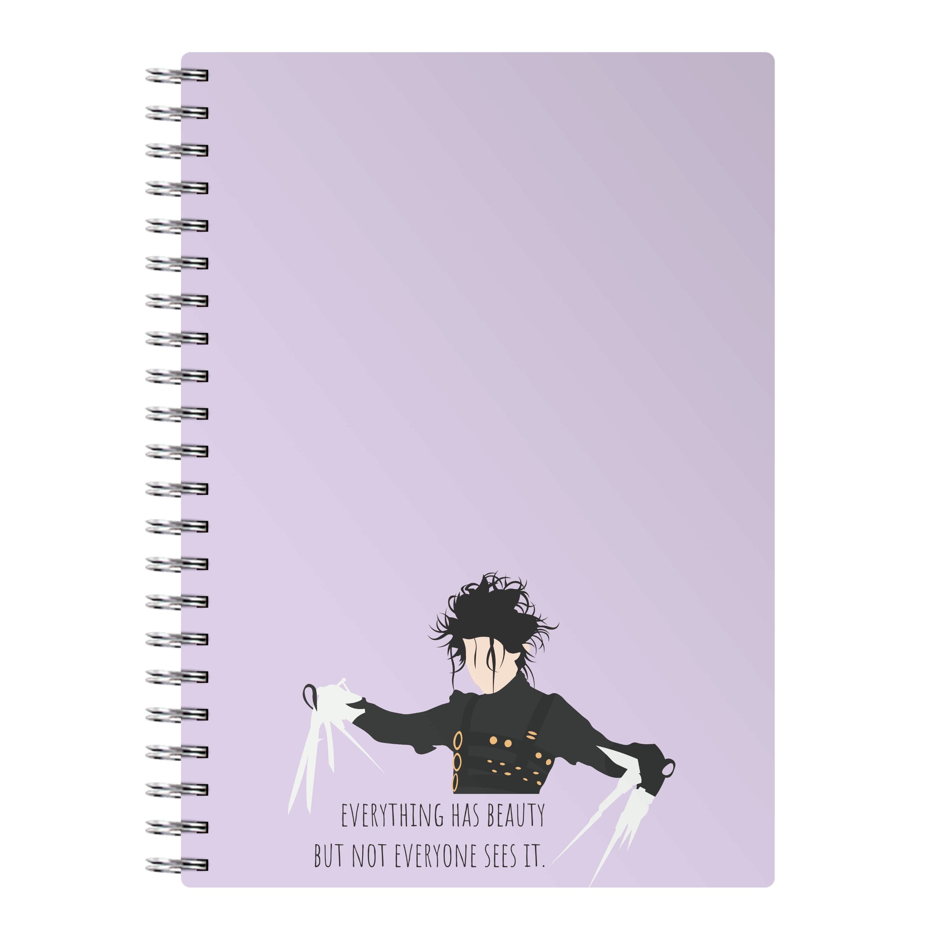 Everything Has Beauty - Scissorhands Notebook