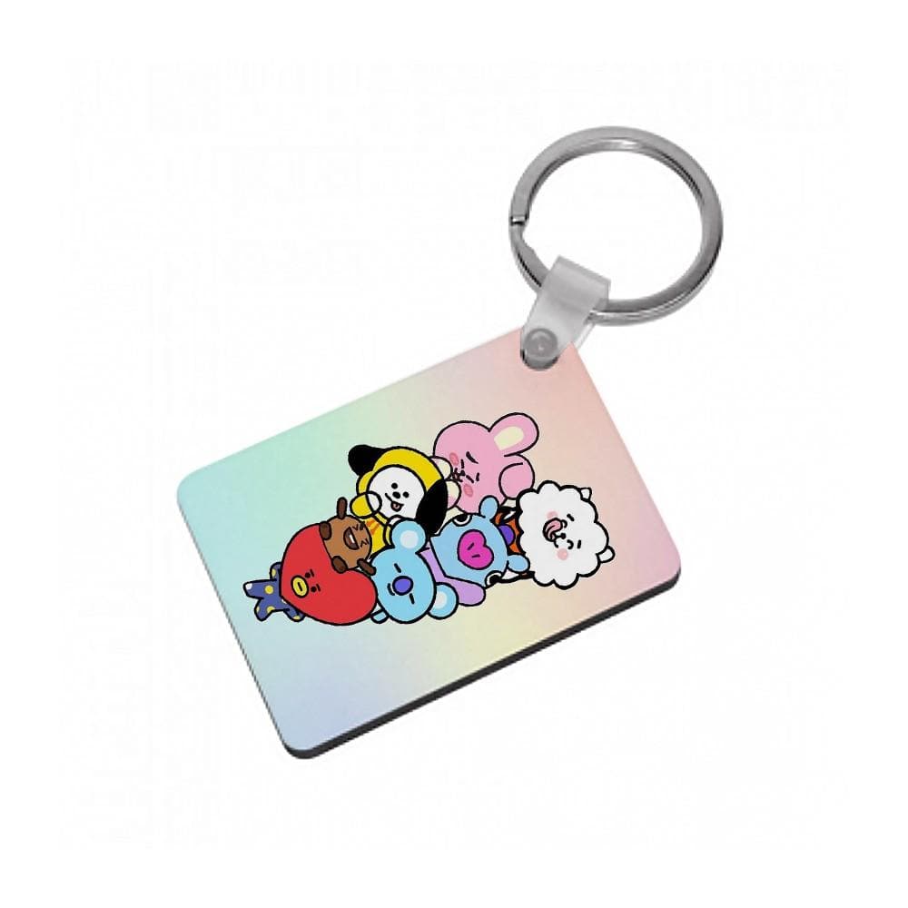 Pastel BT21 - BTS Keyring