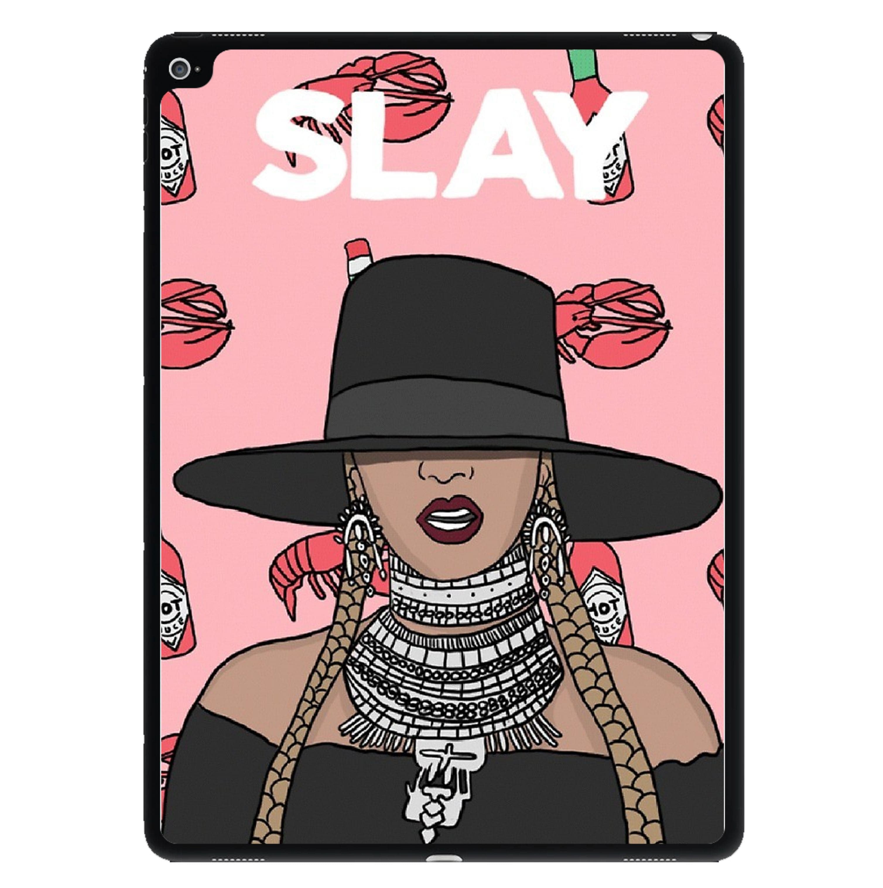 Slay - Queen B Cartoon iPad Case