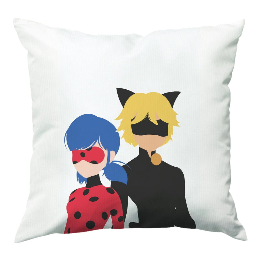 Red And Blue - Miraculous Cushion