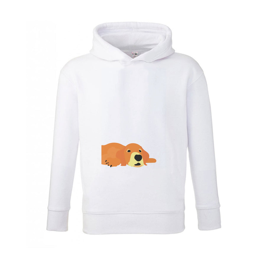 Laying and chilling - Dog Patterns Kids Hoodie