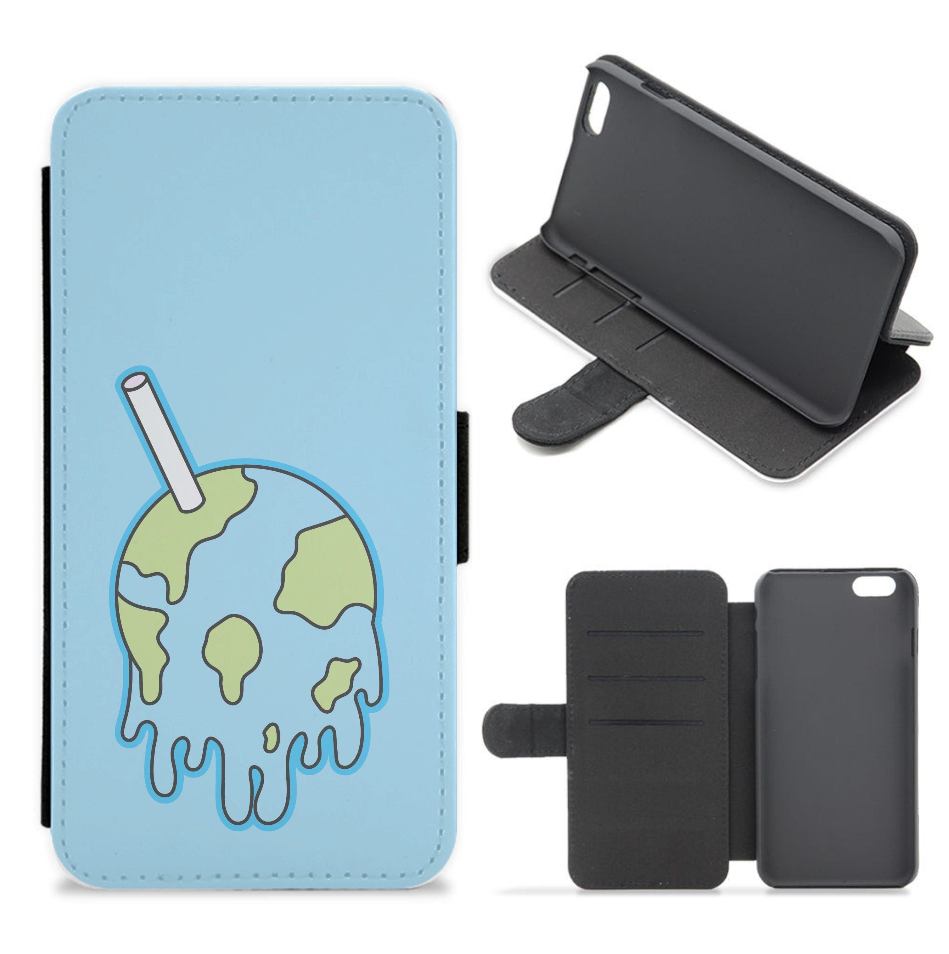 Straw - Juice Flip / Wallet Phone Case