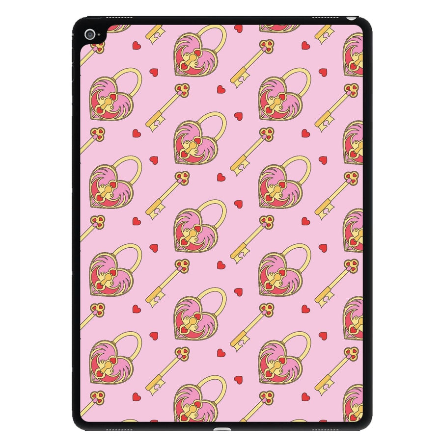 Pink Locket And Key - Valentine's Day iPad Case