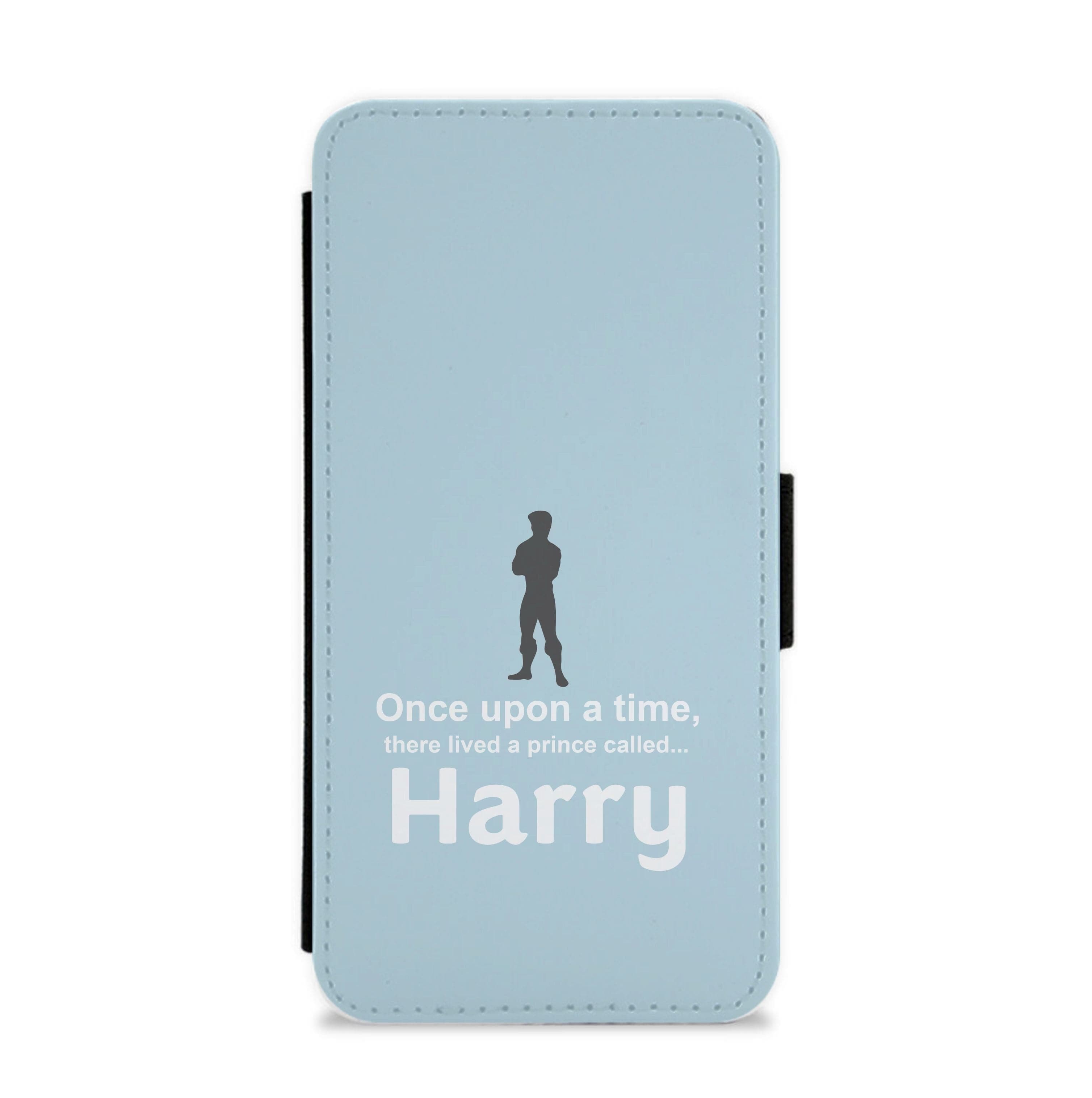 Once Upon A Time There Lived A Prince - Personalised Fairytale Flip / Wallet Phone Case