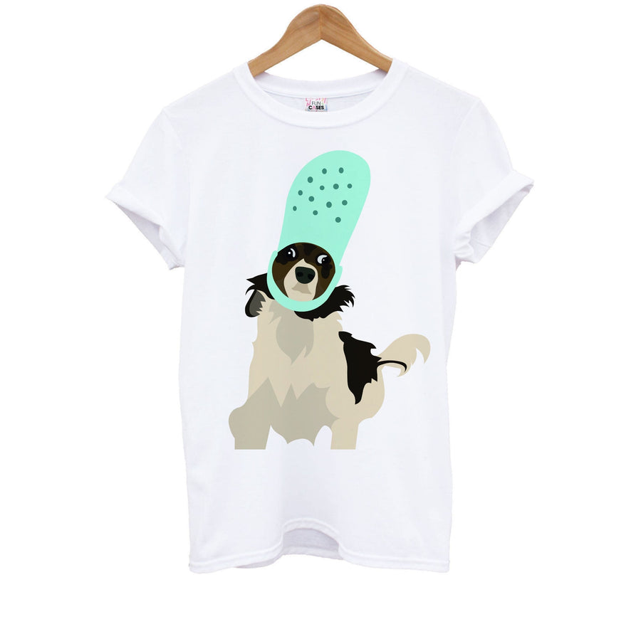 Crocs On Dog - Crocs Kids T-Shirt