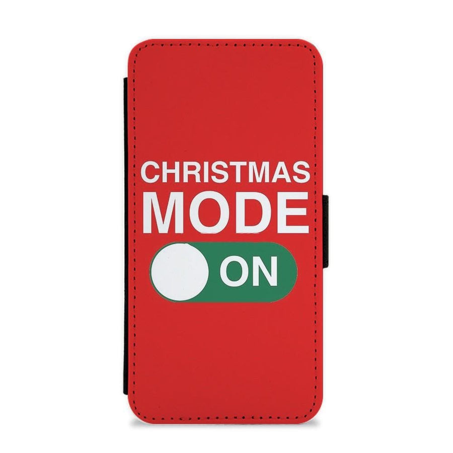 Christmas Mode On Flip Wallet Phone Case