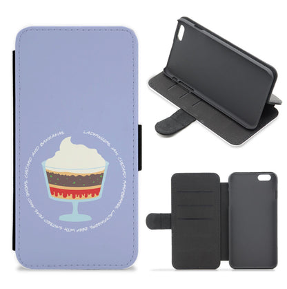 Ladyfingers, Jam, Custard Flip / Wallet Phone Case