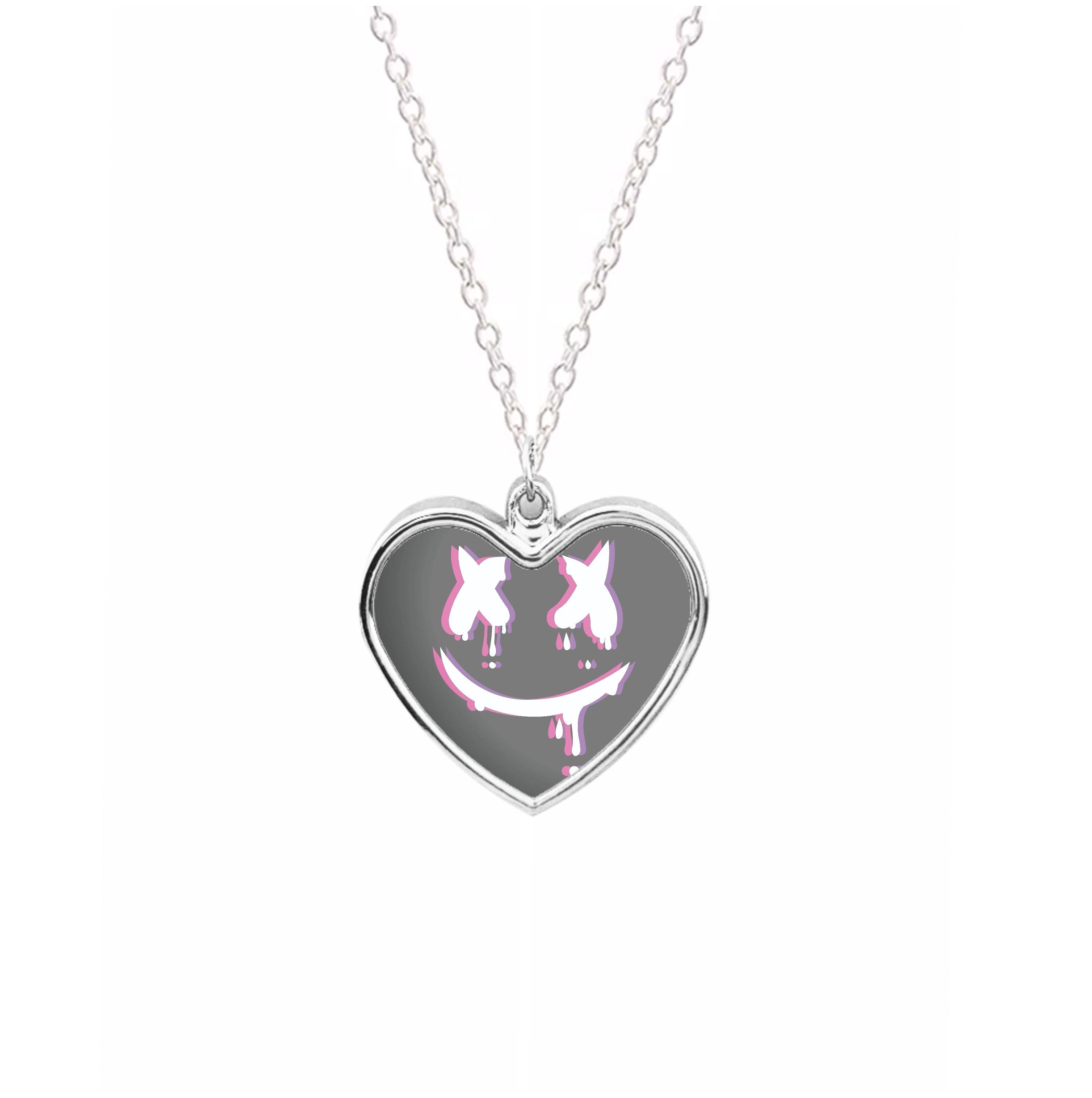 Purple Blur - White Helmet DJ Necklace