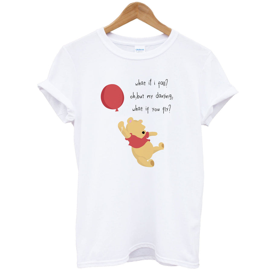 What If I Fail - Winnie The Pooh T-Shirt
