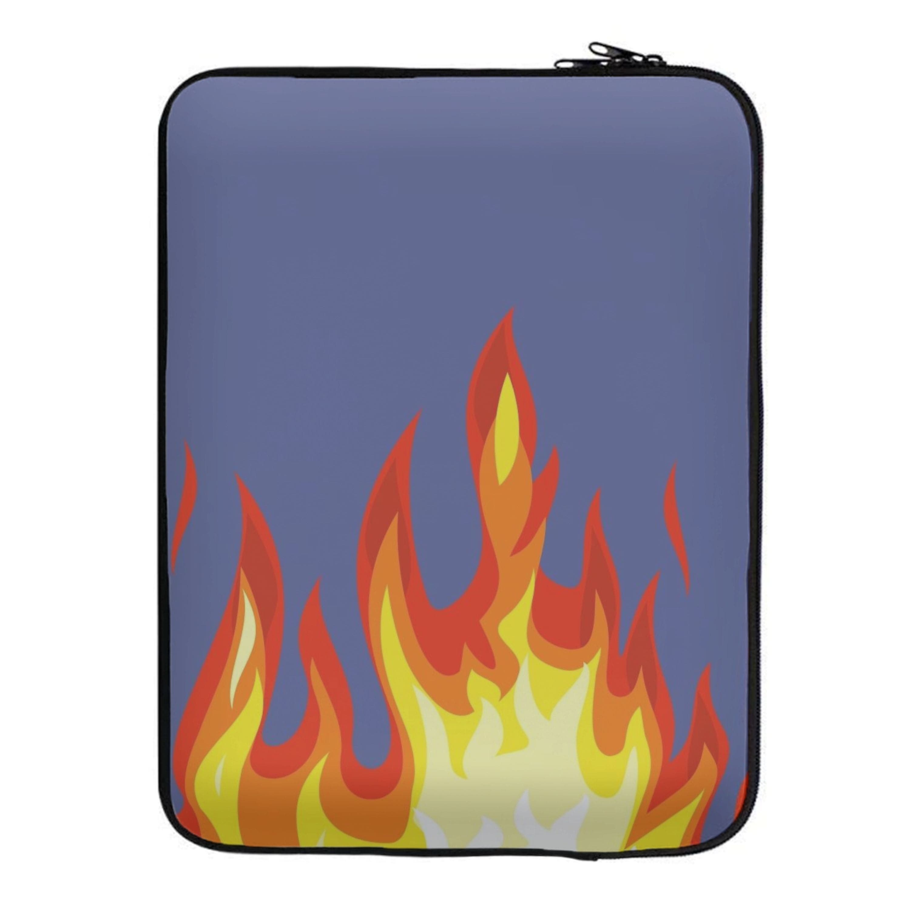 Dark Blue Flame Laptop Sleeve