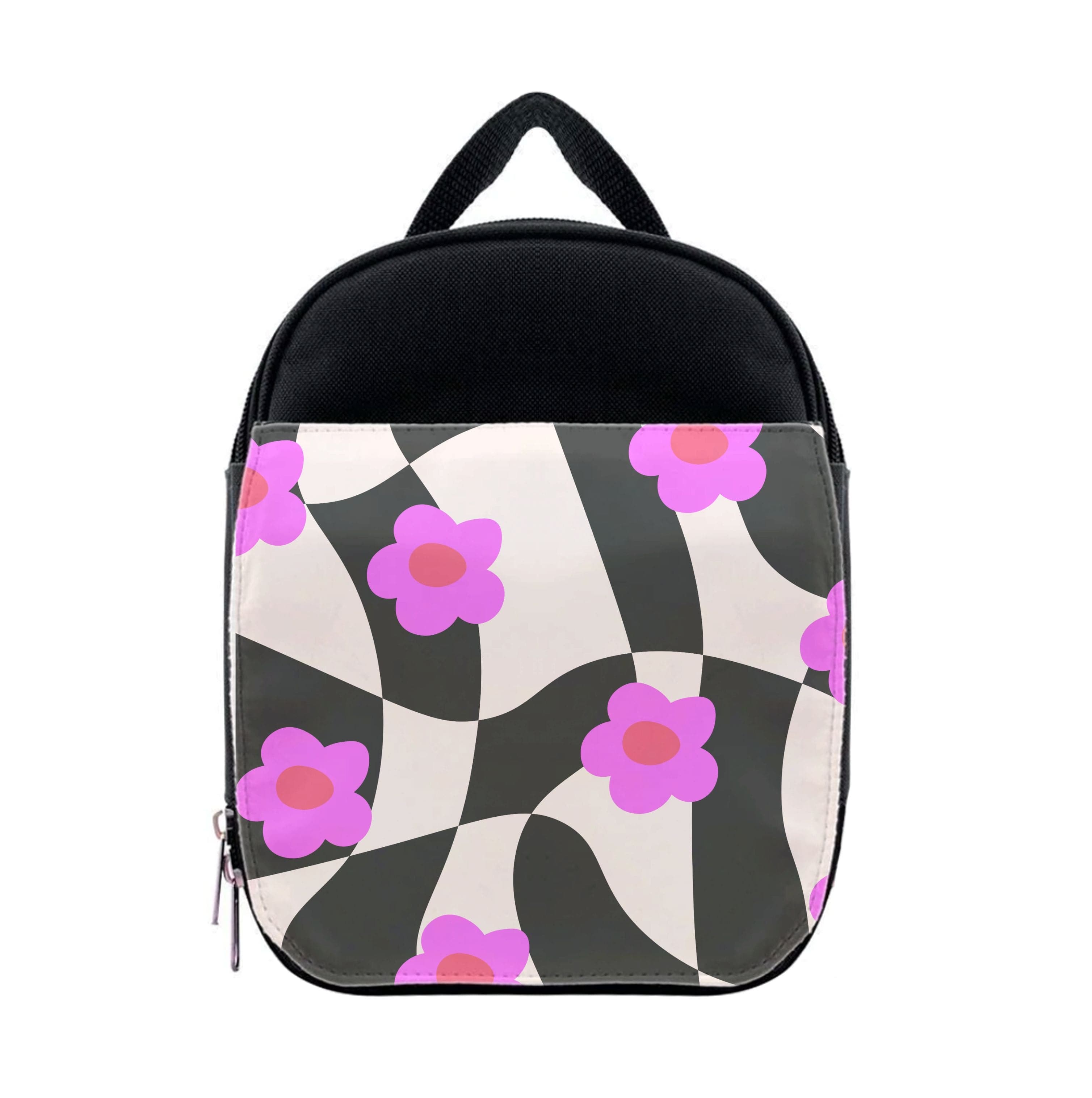 Checkboard Flowers - Trippy Patterns Lunchbox