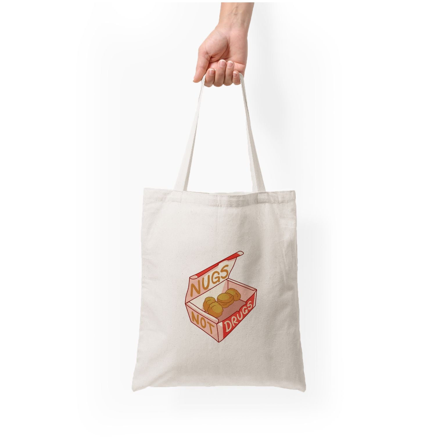 Nugs not Drugs Tumblr Style Tote Bag