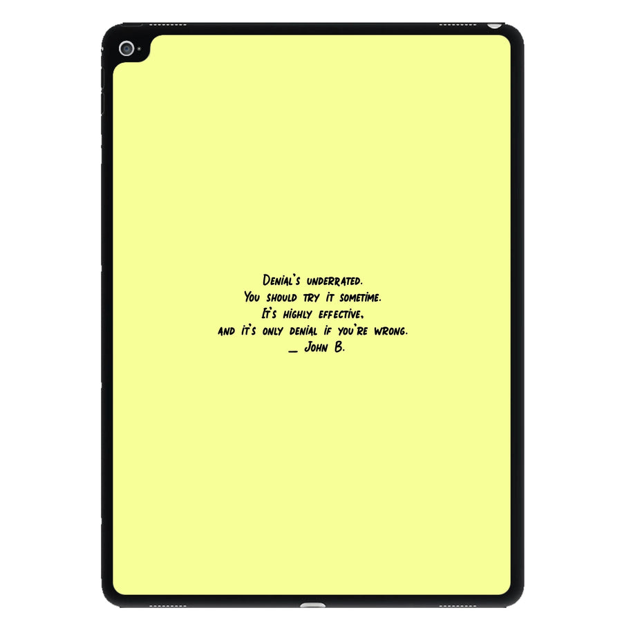 Denial's Underrated - Outer Banks iPad Case