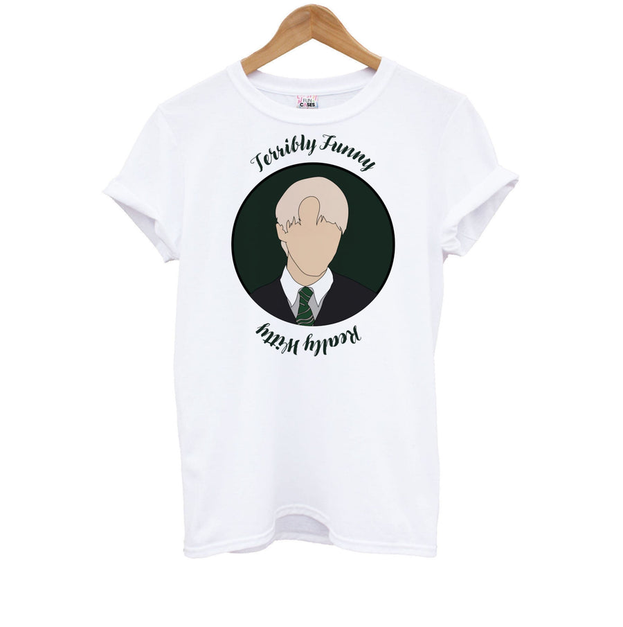 Terribly Funny, Really Witty Draco Malfoy - Harry Potter Kids T-Shirt